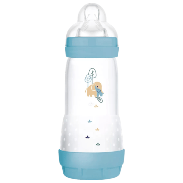 Biberon MAM Perfect Start Planet Love Pentru băieți / 0.32l / Blue photo 1