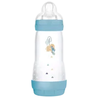 Biberon MAM Perfect Start Planet Love Pentru băieți / 0.32l / Blue