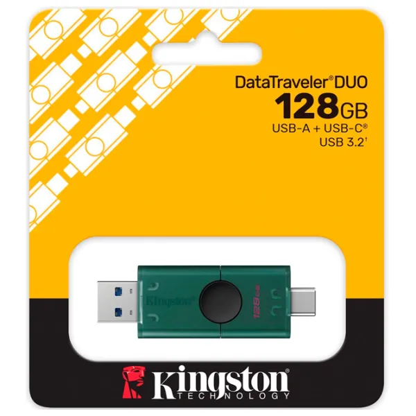 Kingston DataTravel Duo 128 GB Green photo 5