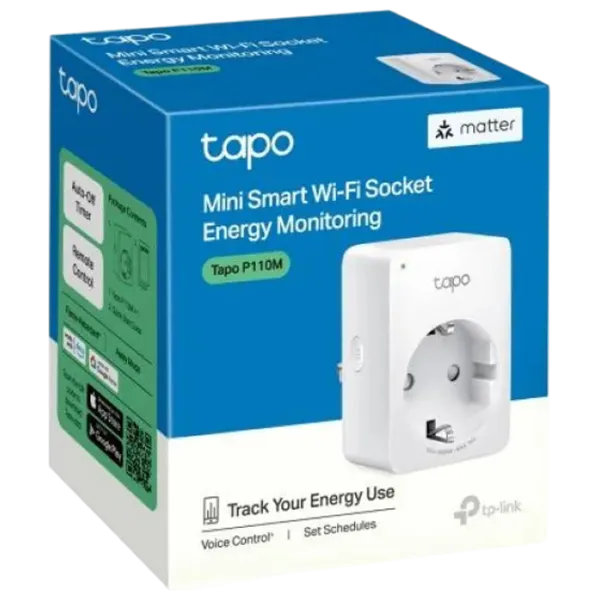 Smart priza TP-Link Tapo P110M White photo 3