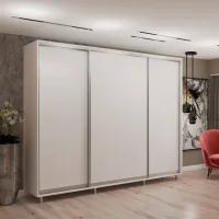 Шкаф My-Style Cupe 280 x 60см x 220 / ЛДСП / White photo 2