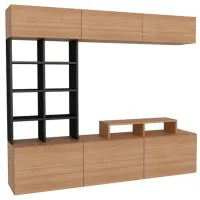 Комплекты ТВ-зона Trendy Sasa 26.5 см x 31 см x 180 см / Дуб Сонома