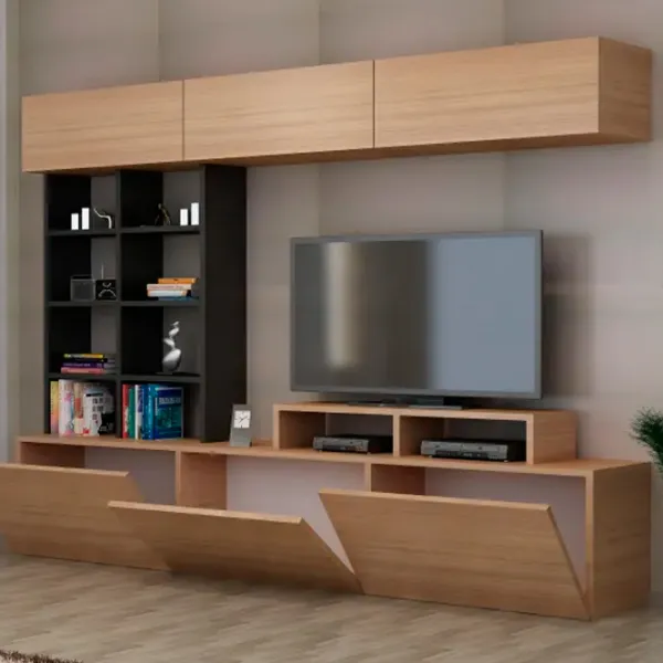 Комплекты ТВ-зона Trendy Sasa 26.5 см x 31 см x 180 см / Дуб Сонома photo 3
