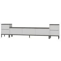 Комплекты ТВ-зона Trendy Imaj 60 см x 35 см x 260 см / Белый