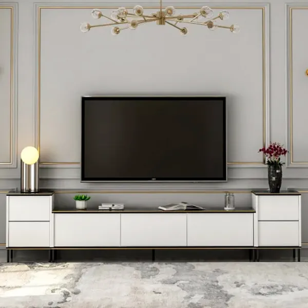 Комплекты ТВ-зона Trendy Imaj 60 см x 35 см x 260 см / Белый photo 2