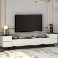 Seturi zona TV Trendy Imaj 60 cm x 35 cm x 260 cm / White photo 4