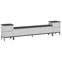 Seturi zona TV Trendy Imaj 60 cm x 35 cm x 260 cm / White photo 8