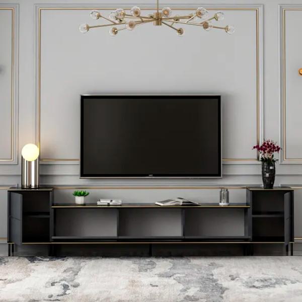Комплекты ТВ-зона Trendy Imaj 60 см x 35 см x 260 см / Antracit photo 5