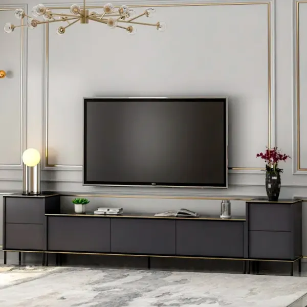 Комплекты ТВ-зона Trendy Imaj 60 см x 35 см x 260 см / Antracit photo 6