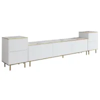 Комплекты ТВ-зона Trendy Imaj 60 см x 35 см x 260 см / Белый