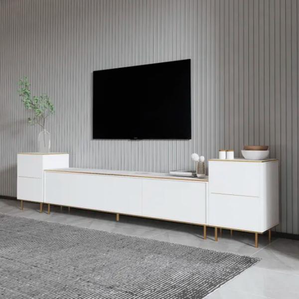 Комплекты ТВ-зона Trendy Imaj 60 см x 35 см x 260 см / Белый photo 3