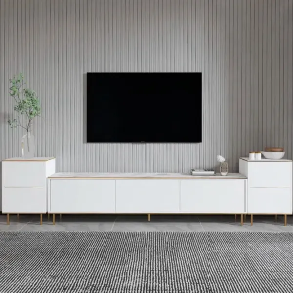 Комплекты ТВ-зона Trendy Imaj 60 см x 35 см x 260 см / Белый photo 4