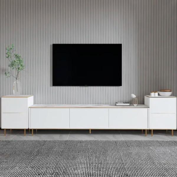 Комплекты ТВ-зона Trendy Imaj 60 см x 35 см x 260 см / Белый photo 4