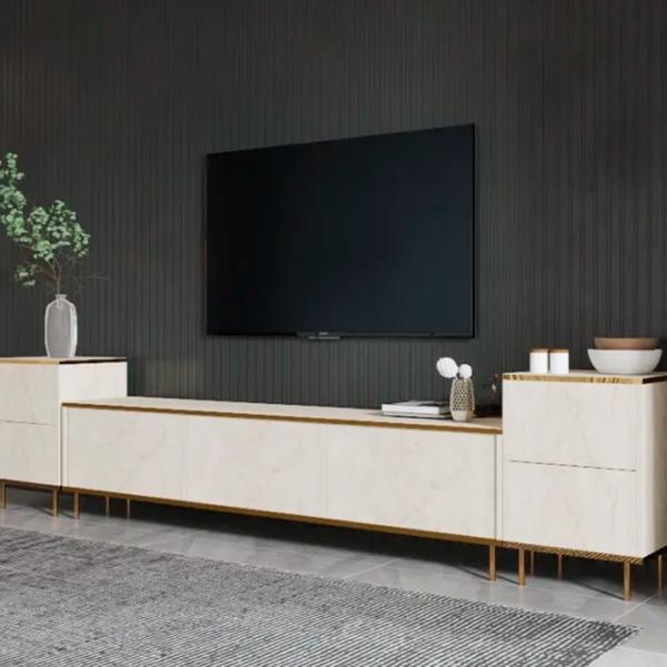 Комплекты ТВ-зона Trendy Imaj 60 см x 35 см x 260 см / Travertine photo 2