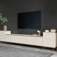 Seturi zona TV Trendy Imaj 60 cm x 35 cm x 260 cm / Travertine photo 2