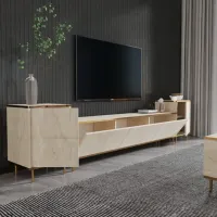 Seturi zona TV Trendy Imaj 60 cm x 35 cm x 260 cm / Travertine photo 4