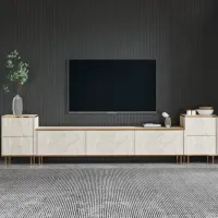 Seturi zona TV Trendy Imaj 60 cm x 35 cm x 260 cm / Travertine photo 5