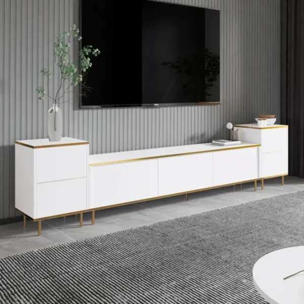 Комплекты ТВ-зона Trendy Imaj 60 см x 35 см x 260 см / Белый photo 3