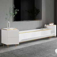 Seturi zona TV Trendy Imaj 60 cm x 35 cm x 260 cm / White photo 5
