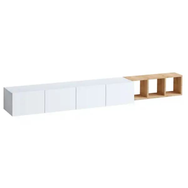 Комплекты ТВ-зона Trendy Pia 25 см x 32 см x 215 см / Белый photo 4