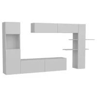 Seturi zona TV Trendy Maxi 150 cm x 32 cm x 215 cm / White photo 6