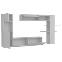 Seturi zona TV Trendy Maxi 150 cm x 32 cm x 215 cm / White photo 7