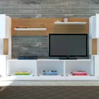 Seturi zona TV Trendy Lore 125 cm x x 240 cm / White photo 2