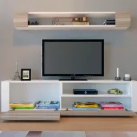 Seturi zona TV Trendy Arya 44 mm x 31.5 cm x 180 cm / White photo 2