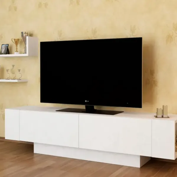 Seturi zona TV Trendy Ekol 40 cm x 32 cm x 150 cm / White photo 2