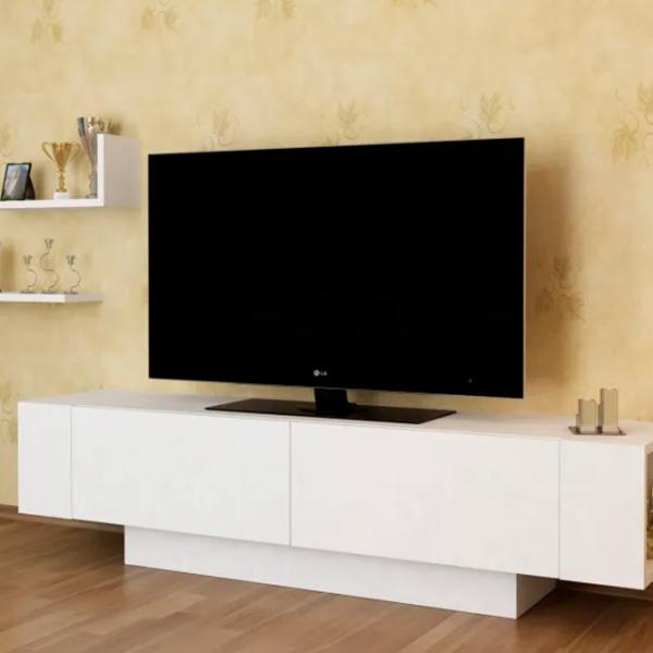 Seturi zona TV Trendy Ekol 40 cm x 32 cm x 150 cm / White photo 2