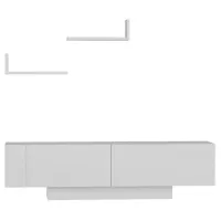 Seturi zona TV Trendy Ekol 40 cm x 32 cm x 150 cm / White photo 4