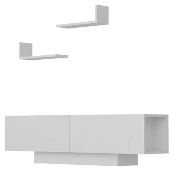 Seturi zona TV Trendy Ekol 40 cm x 32 cm x 150 cm / White photo 5