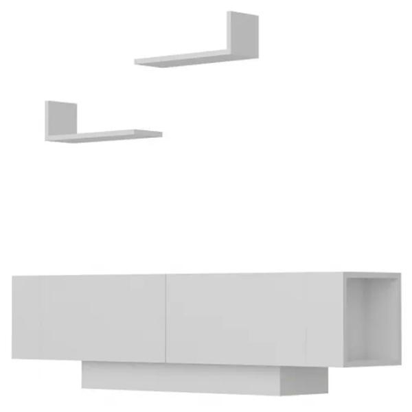 Seturi zona TV Trendy Ekol 40 cm x 32 cm x 150 cm / White photo 5
