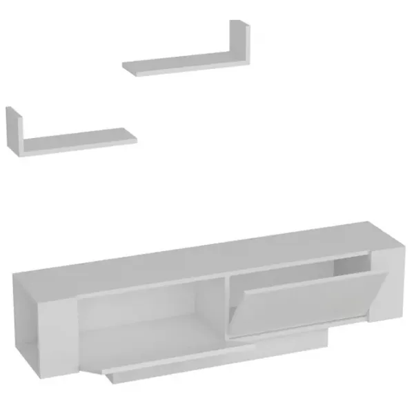 Seturi zona TV Trendy Ekol 40 cm x 32 cm x 150 cm / White photo 6
