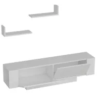 Seturi zona TV Trendy Ekol 40 cm x 32 cm x 150 cm / White photo 6
