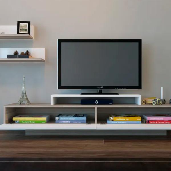 Комплекты ТВ-зона Trendy Lusi 40 см x 31 см x 180 см / Дуб Сонома photo 3