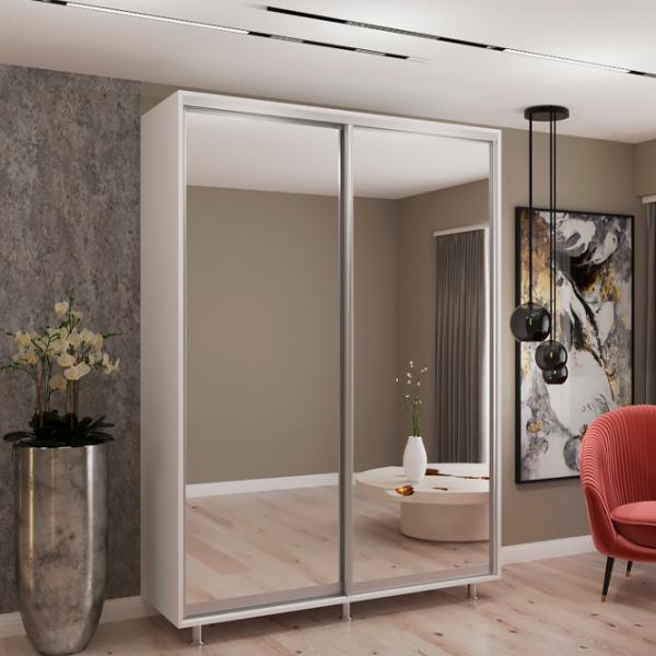 Dulap My-Style Cupe 140 x 60 x 200 / PAL / White photo 2