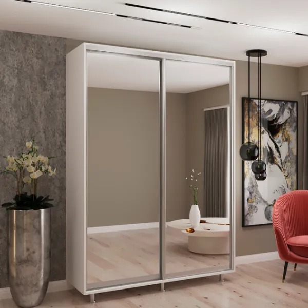 Dulap My-Style Cupe 190 x 60 x 200 / PAL / White photo 3