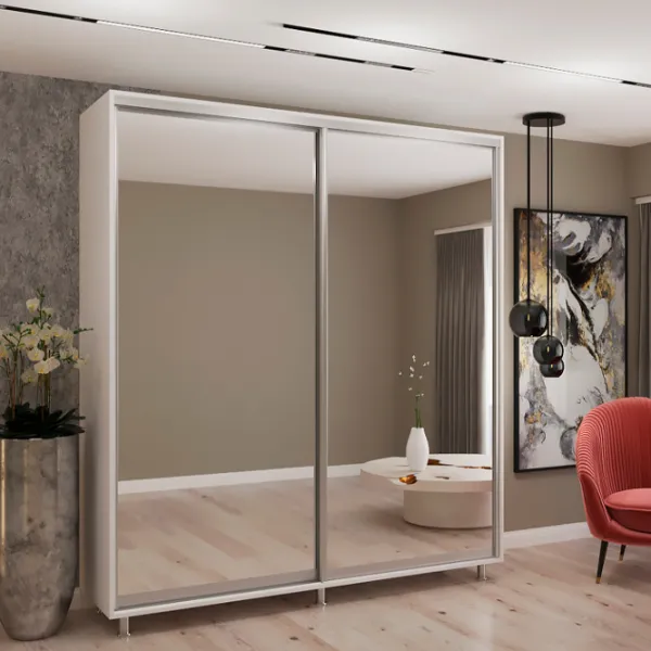 Dulap My-Style Cupe 200 x 60 x 210 / PAL / White photo 3