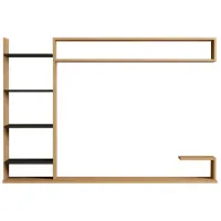 Seturi zona TV Trendy Noble 122 cm x 29.6 cm x 180 cm / Stejar Sonoma photo 2