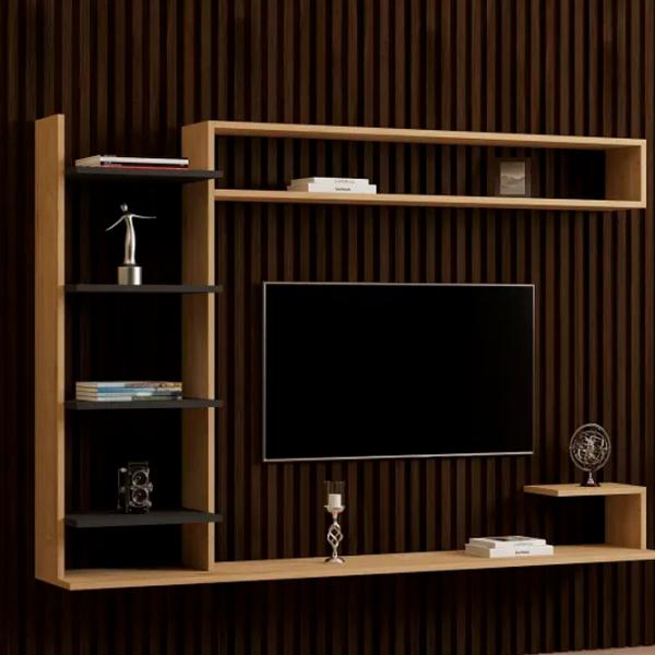 Комплекты ТВ-зона Trendy Noble 122 см x 29.6 см x 180 см / Дуб Сонома photo 4