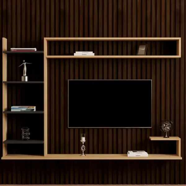 Комплекты ТВ-зона Trendy Noble 122 см x 29.6 см x 180 см / Дуб Сонома photo 5
