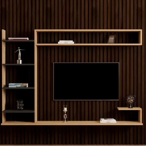 Комплекты ТВ-зона Trendy Noble 122 см x 29.6 см x 180 см / Дуб Сонома photo 5