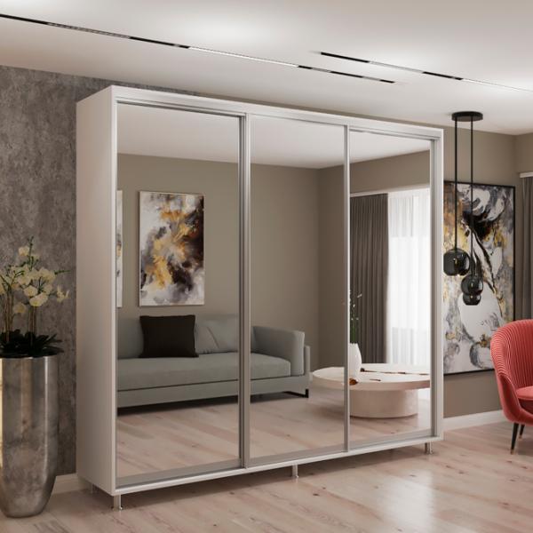 Dulap My-Style Cupe 250 x 60 x 200 / PAL / White photo 3