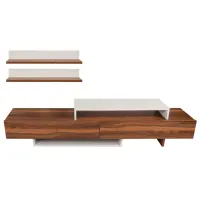Seturi zona TV Trendy Nirvana 42 cm x 30 cm x 180 cm / Brown
