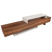 Seturi zona TV Trendy Nirvana 42 cm x 30 cm x 180 cm / Brown photo 5