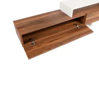 Seturi zona TV Trendy Nirvana 42 cm x 30 cm x 180 cm / Brown photo 11