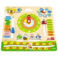Joc educativ VIGA Calendar & Clocks 3+/ Dezvoltare