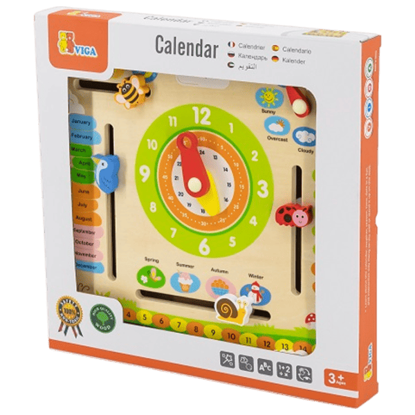 Joc educativ VIGA Calendar & Clocks 3+/ Dezvoltare photo 3
