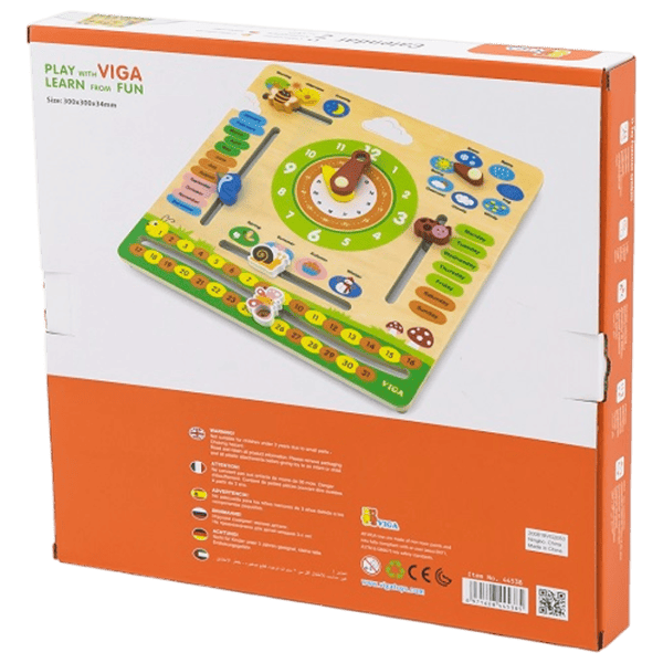 Joc educativ VIGA Calendar & Clocks 3+/ Dezvoltare photo 5